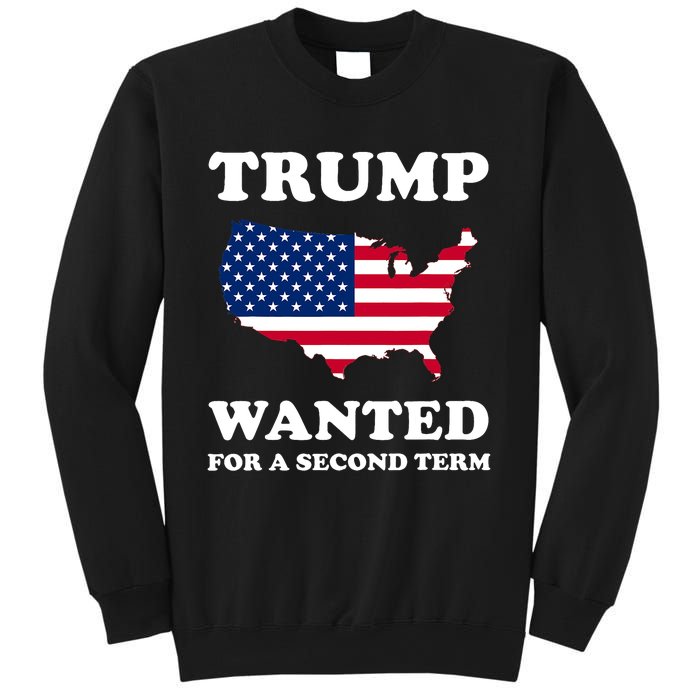 45 SQUARED TRUMP WANTED FOR SECOND TERM 2024 Pro Trump Sweatshirt