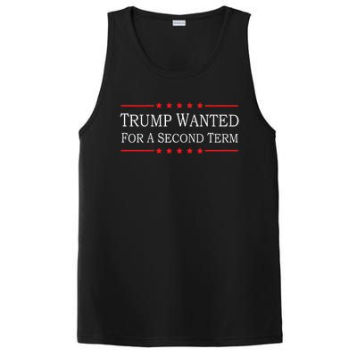 45 Squared Trump Wanted For Second Term 2024 PosiCharge Competitor Tank