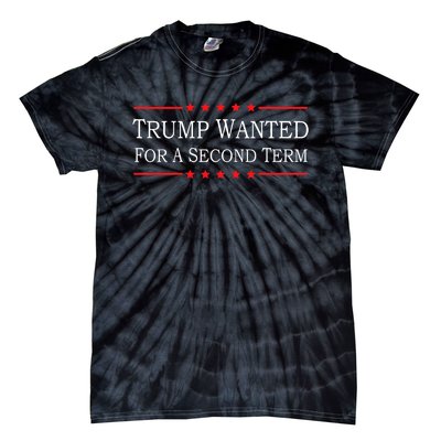 45 Squared Trump Wanted For Second Term 2024 Tie-Dye T-Shirt