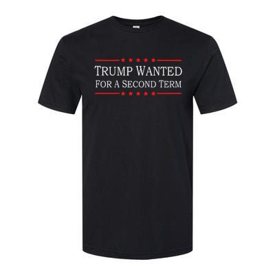 45 Squared Trump Wanted For Second Term 2024 Softstyle CVC T-Shirt