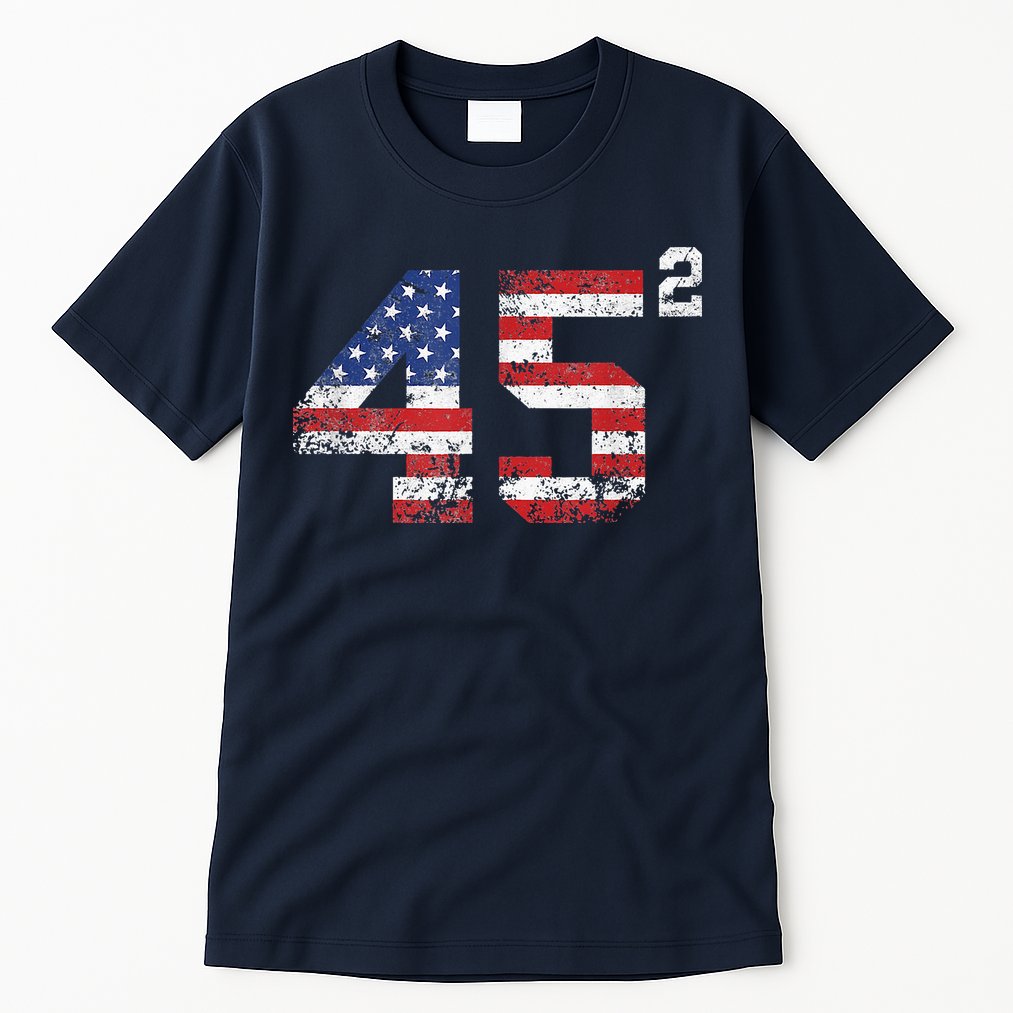 45 Squared Trump 2024 Tall T-Shirt