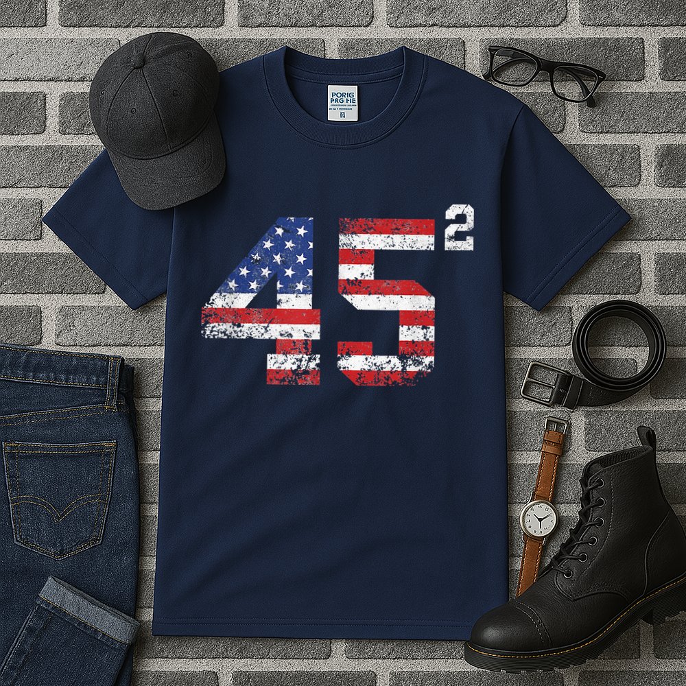 45 Squared Trump 2024 Tall T-Shirt