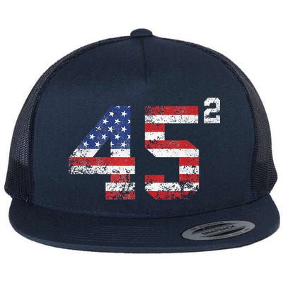 45 Squared Trump 2024 Flatbill Hat