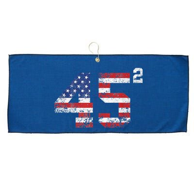 45 Squared Trump 2024 Large Microfiber Waffle Golf Towel