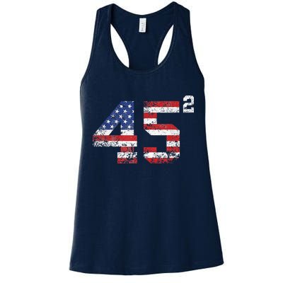 45 Squared Trump 2024 Womens Tank Top