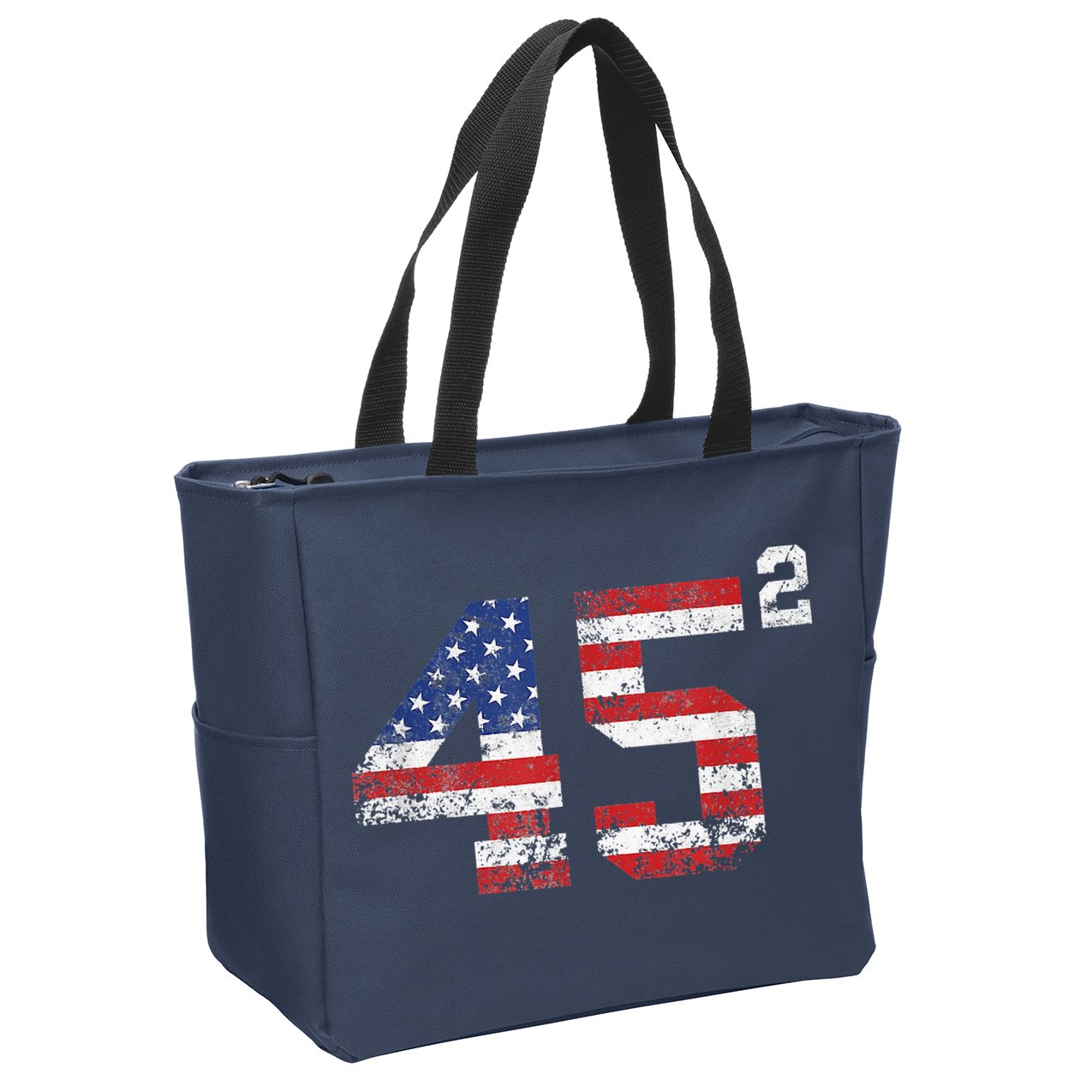 45 Squared Trump 2024 Zip Tote Bag