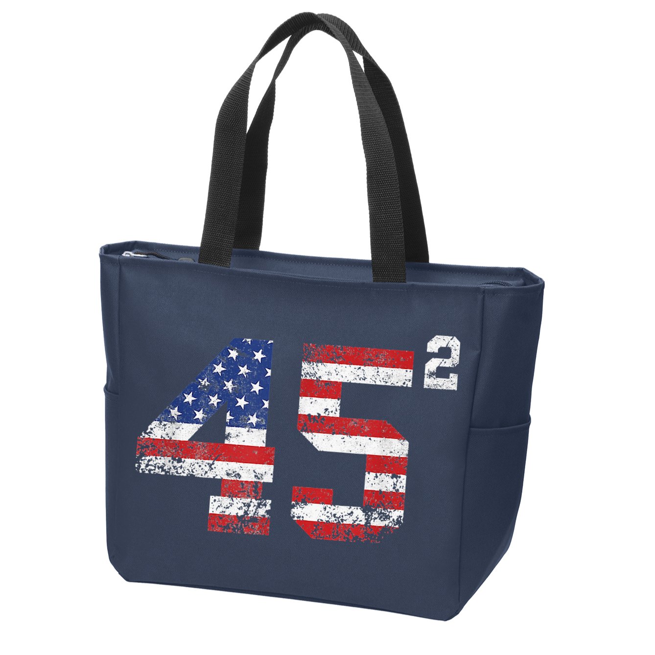 45 Squared Trump 2024 Zip Tote Bag