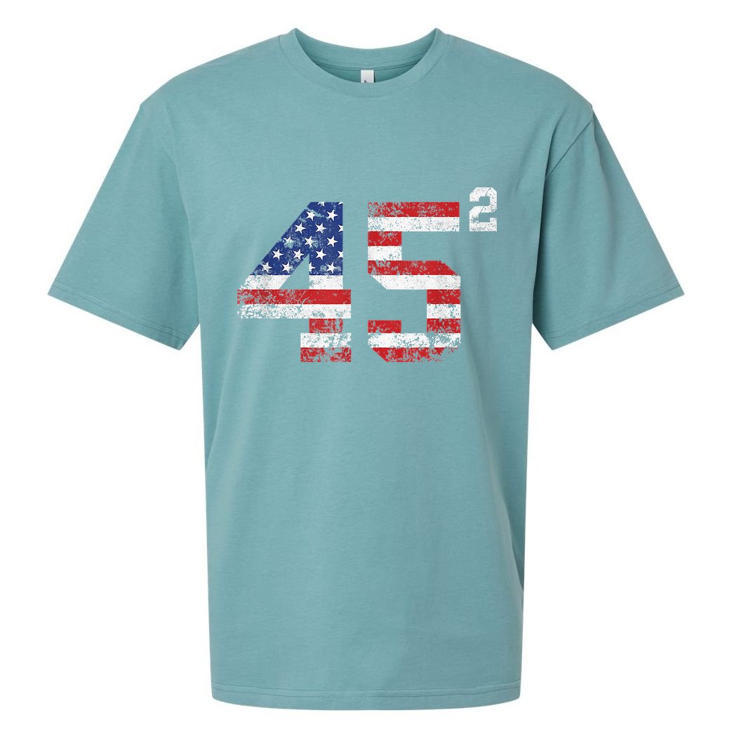 45 Squared Trump 2024 Sueded Cloud Jersey T-Shirt