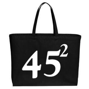 45 Squared Trump 2024 Second Term Cotton Canvas Jumbo Tote