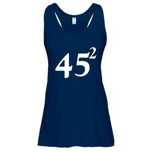 45 Squared Trump 2024 Second Term Ladies Essential Flowy Tank