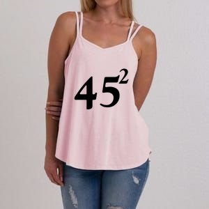 45 Squared Trump 2024 Second Term Women's Strappy Tank