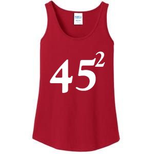 45 Squared Trump 2024 Second Term Ladies Essential Tank