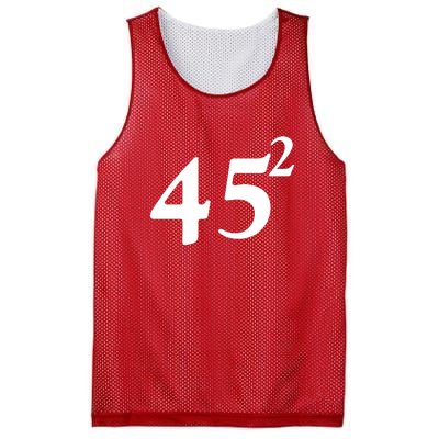 45 Squared Trump 2024 Second Term Mesh Reversible Basketball Jersey Tank