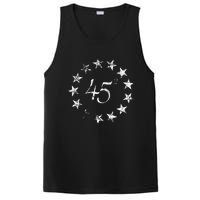 45 Squared Trump Betsy Ross Flag 2020 Second Term PosiCharge Competitor Tank