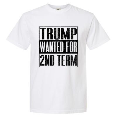 45 Squared Trump Wanted For Second Term 2024 Pro Trump Garment-Dyed Heavyweight T-Shirt