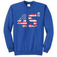 45 Squared Trump 2024 Second Term Usa Vintage Sweatshirt