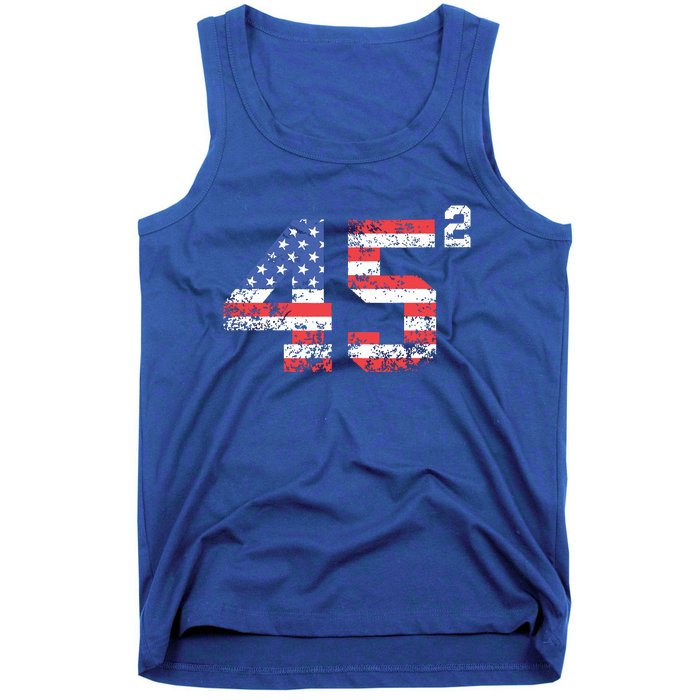 45 Squared Trump 2024 Second Term Usa Vintage Tank Top