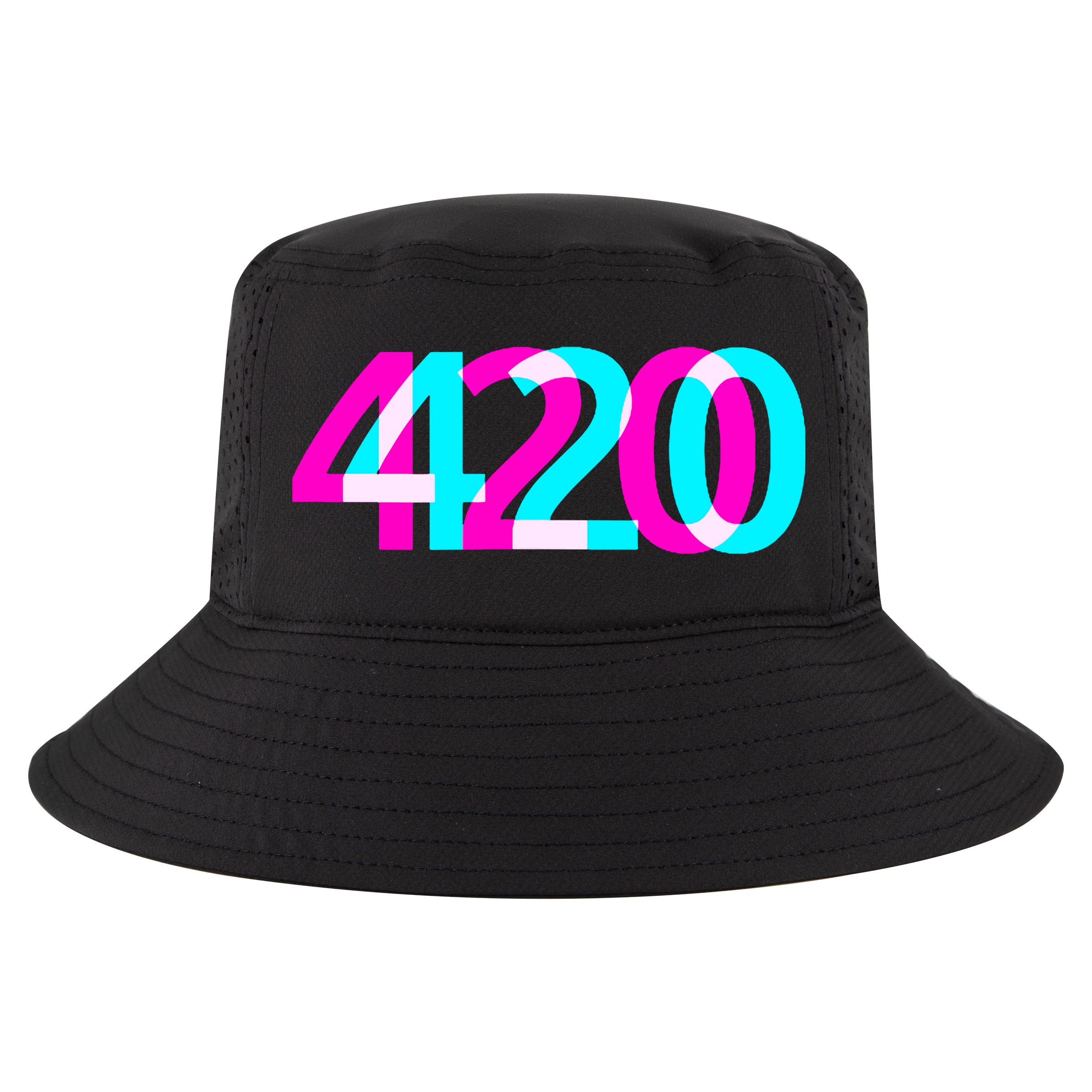 420 Stoner Weed Cannabis Marijuana Kush Joint Cool Comfort Performance Bucket Hat
