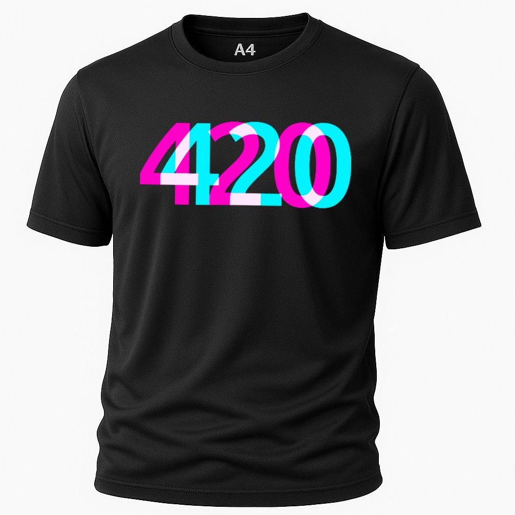 420 Stoner Weed Cannabis Marijuana Kush Joint Performance Shirt