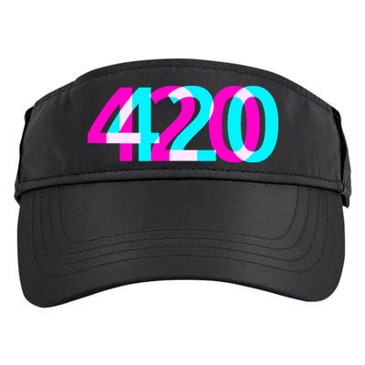 420 Stoner Weed Cannabis Marijuana Kush Joint Adult Drive Performance Visor