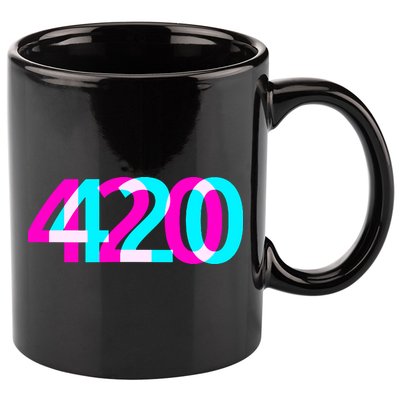 420 Stoner Weed Cannabis Marijuana Kush Joint 11oz C Handle Ceramic Mug