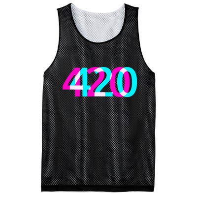 420 Stoner Weed Cannabis Marijuana Kush Joint Mesh Reversible Basketball Jersey Tank