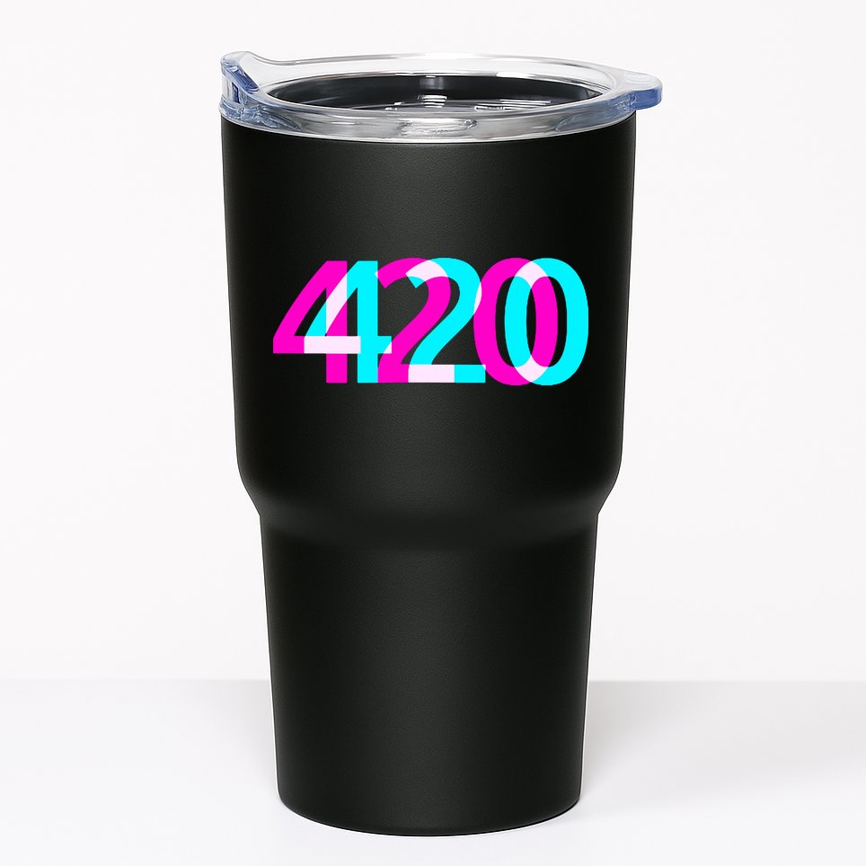 420 Stoner Weed Cannabis Marijuana Kush Joint Tumbler