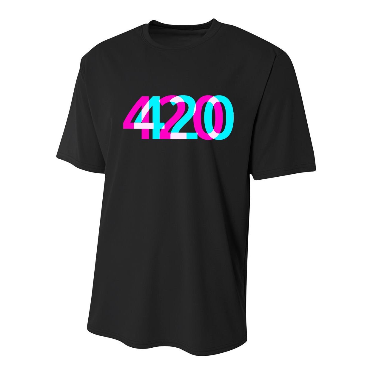 420 Stoner Weed Cannabis Marijuana Kush Joint Youth Performance Sprint T-Shirt