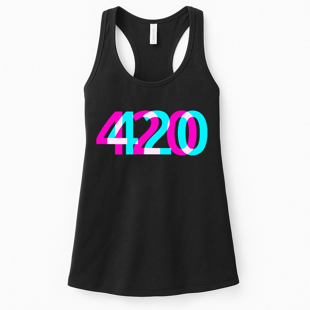 420 Stoner Weed Cannabis Marijuana Kush Joint Womens Tank Top