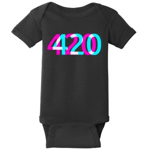 420 Stoner Weed Cannabis Marijuana Kush Joint Baby Bodysuit