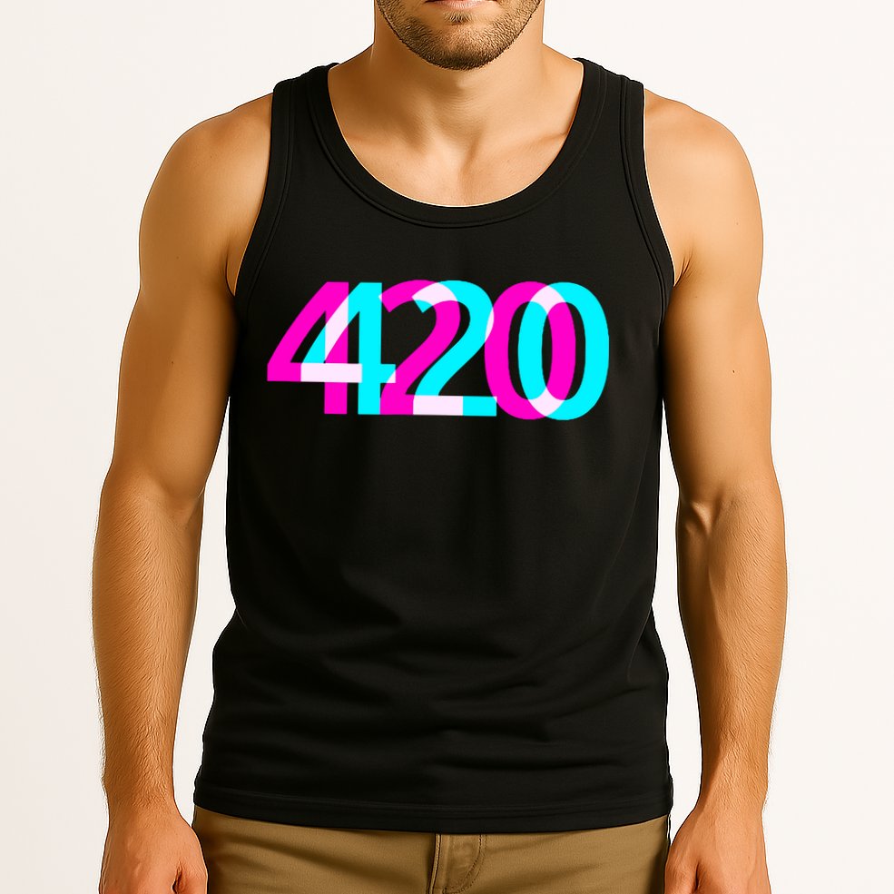 420 Stoner Weed Cannabis Marijuana Kush Joint Tank Top