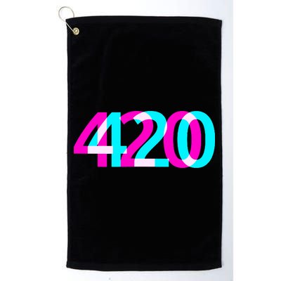 420 Stoner Weed Cannabis Marijuana Kush Joint Golf Towel