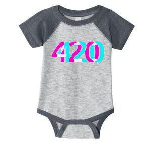 420 Stoner Weed Cannabis Marijuana Kush Joint Infant Baby Jersey Bodysuit