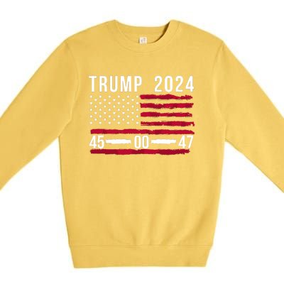 47 Trump 2024 Premium Crewneck Sweatshirt