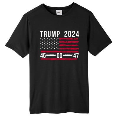 47 Trump 2024 Tall Fusion ChromaSoft Performance T-Shirt