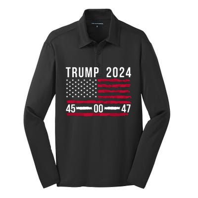 47 Trump 2024 Silk Touch Performance Long Sleeve Polo