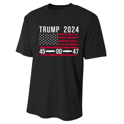 47 Trump 2024 Performance Sprint T-Shirt