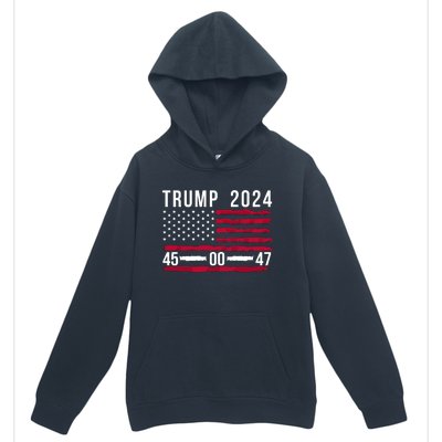 47 Trump 2024 Urban Pullover Hoodie