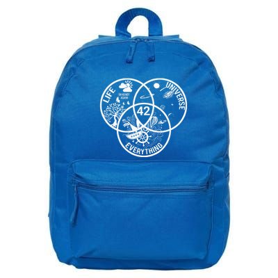 42 The Answer To Life The Universe And Everything 16 in Basic Backpack