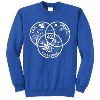 42 The Answer To Life The Universe And Everything Tall Sweatshirt