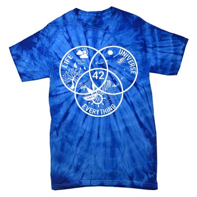 42 The Answer To Life The Universe And Everything Tie-Dye T-Shirt