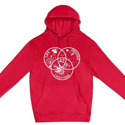 42 The Answer To Life The Universe And Everything Premium Pullover Hoodie