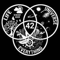 42 The Answer To Life The Universe And Everything Gift 16 in Basic Backpack