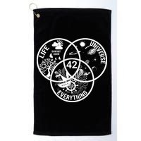 42 The Answer To Life The Universe And Everything Gift Golf Towel