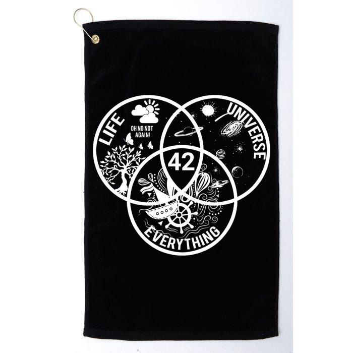 42 The Answer To Life The Universe And Everything Gift Golf Towel