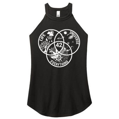 42 The Answer To Life The Universe And Everything Gift Women's Perfect Tri Rocker Tank