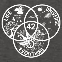 42 The Answer To Life The Universe And Everything Gift Vector Backpack