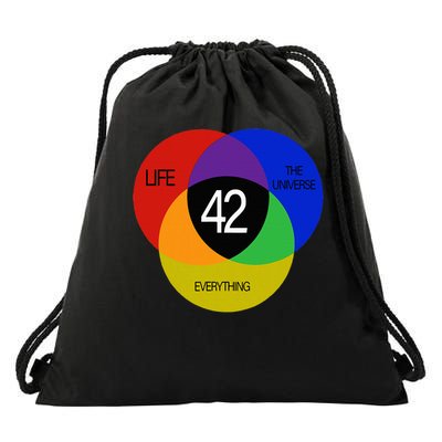 42 The Answer To Life The Universe And Everything Drawstring Bag