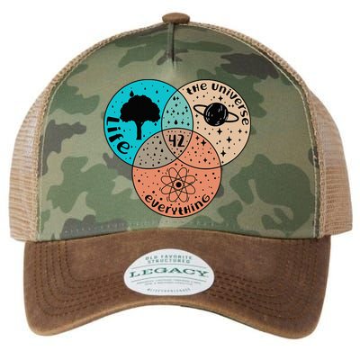 42 The Answer To Life Universe And Everything Astronomer Legacy Tie Dye Trucker Hat