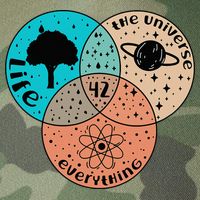 42 The Answer To Life Universe And Everything Astronomer Legacy Tie Dye Trucker Hat